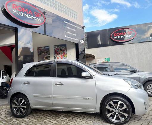 NISSAN MARCH 1.6 SL 16V FLEX 4P MANUAL NISSAN MARCH 1.6 SL 16V FLEX 4P MANUAL